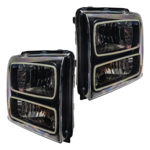Ford F-350 Headlight Assembly - ORACLE Lighting - SMD Pre-Assembled, ColorSHIFT - Black - `05-`07 Ford F-350 Headlight Assembly - ORACLE Lighting - SMD Pre-Assembled, ColorSHIFT - Black - `05-`07